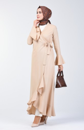 Beige Abayas 7267-07