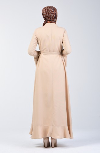 Beige Abaya 7267-07