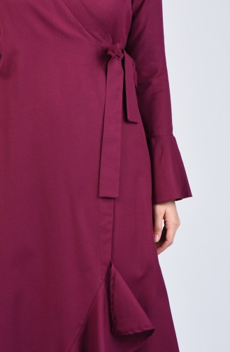 Plum Abaya 7267-08