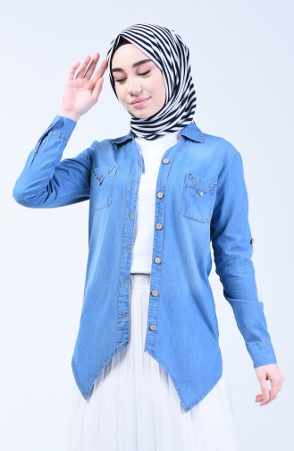 Chemise Bleu Jean 3013-01