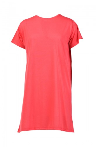 Basic Long T-shirt 8131-07 Vermilion 8131-07