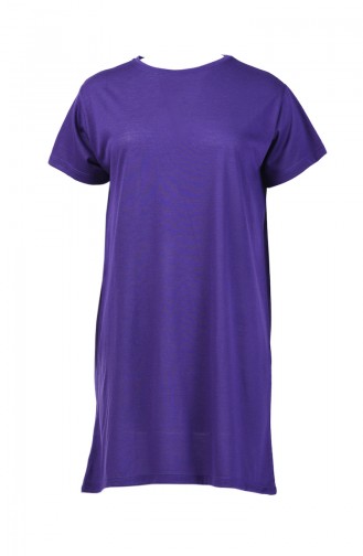 Basic Long T-shirt  8131-08 Purple 8131-08