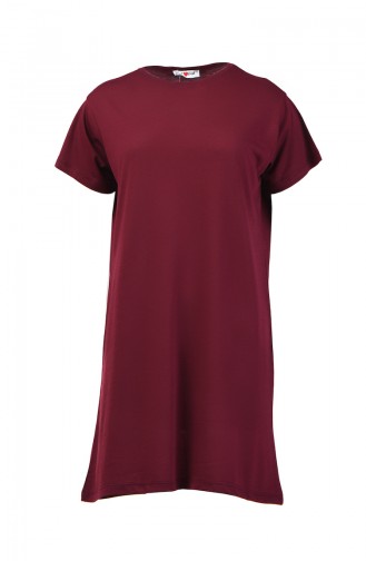 Basic Long T-shirt 8131-13 Claret Red 8131-13