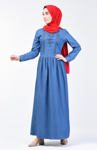 Jeans Blue İslamitische Jurk 9282-02