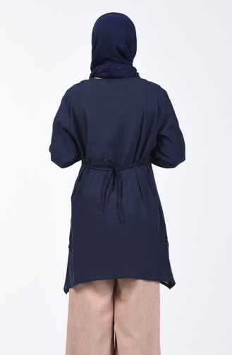 Navy Blue Tuniek 0038-03