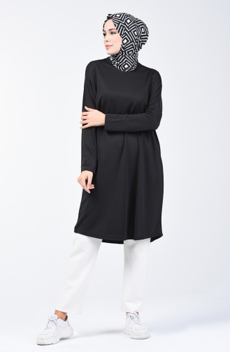 Bat Sleeve Seasonal Tunic 7955A-05 Black 7955A-05