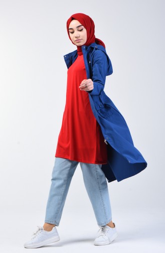 Basic Long T-shirt 8131-01 Red 8131-01