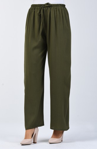Pantalon Taille à Lacet 5296-02 Khaki 5296-02