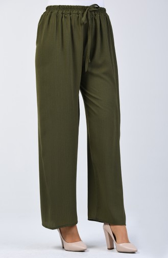 Pantalon Taille à Lacet 5296-02 Khaki 5296-02