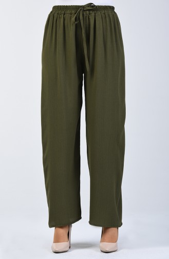 Pantalon Taille à Lacet 5296-02 Khaki 5296-02