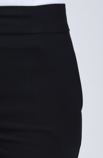 Pantalon Classique à Poche 1117-01 Noir 1117-01