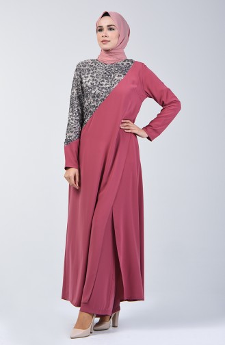 Sequin Detailed Two-pieces Suit 1733-05 Rose 1733-05