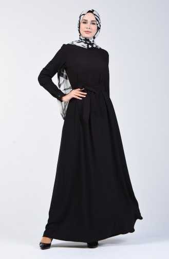 فستان أسود 60108-01