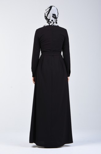 Black İslamitische Jurk 60108-01