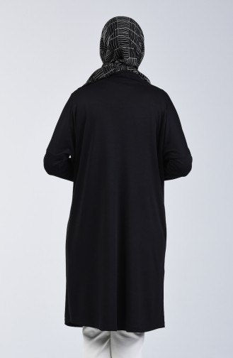 Yarasa Kol Sandy Tunik 8023-01 Siyah