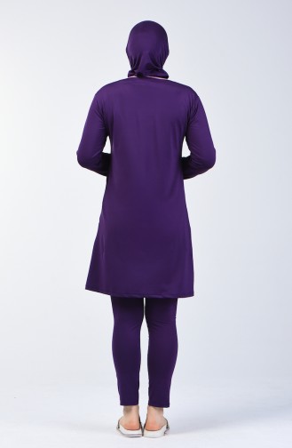 Purple Swimsuit Hijab 28008