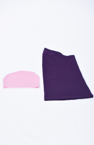 Purple Swimsuit Hijab 28008