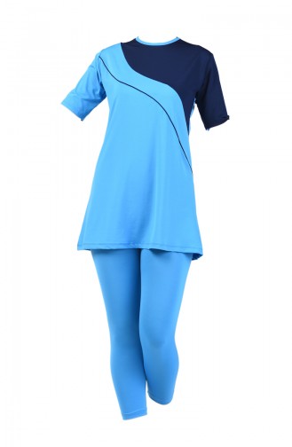 Blue Swimsuit Hijab 28019