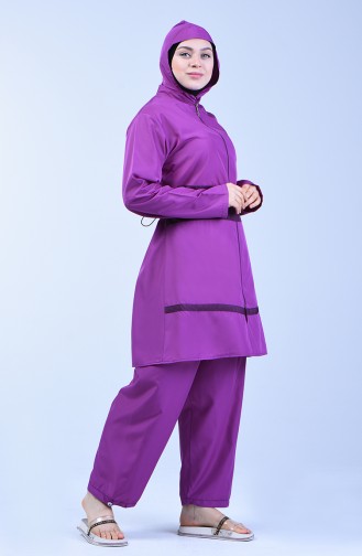 Lilac Swimsuit Hijab 28041