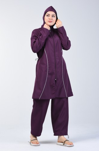 Purple Modest Swimwear 28052