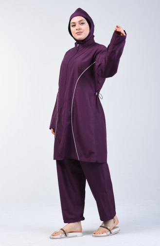 Purple Modest Swimwear 28052