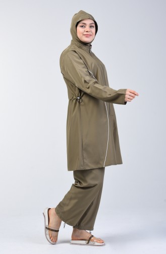 Khaki Swimsuit Hijab 28054