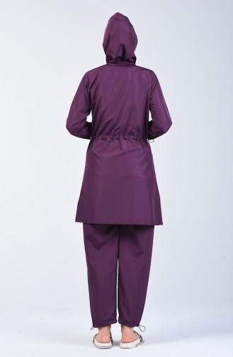 Women Islamic Swimsuit 28061 Purple 28061
