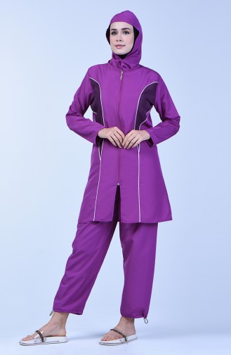 Lilac Swimsuit Hijab 28064