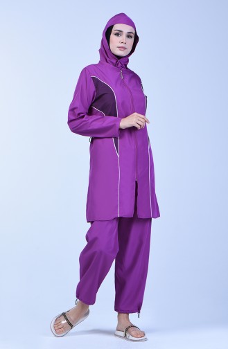 Lilac Swimsuit Hijab 28064