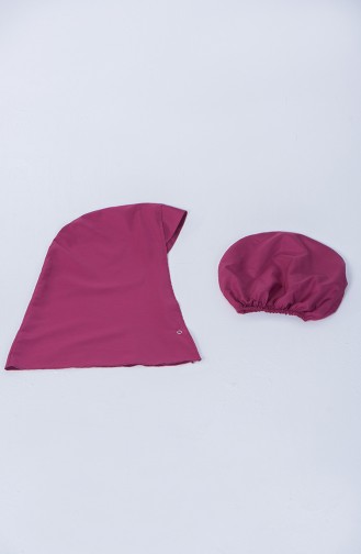 Maillot de Bain Hijab Pour Femme 28065 Cerise 28065