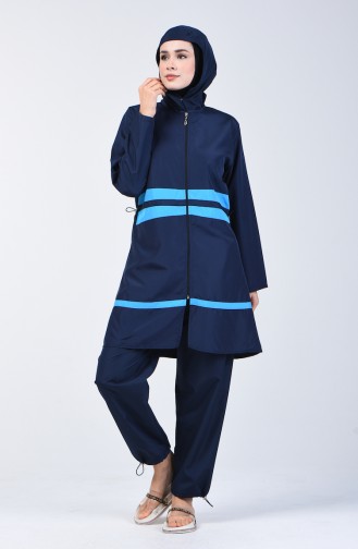 Navy Blue Swimsuit Hijab 28074