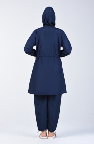 Women s Islamic Swimsuit 28074 Navy Blue 28074