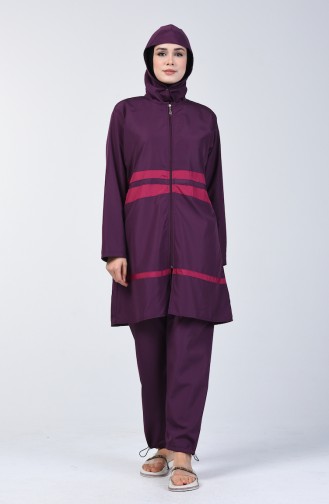 Women s Islamic Swimsuit 28076 Purple 28076