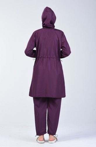 Damen Hijab Badebekleidung 28076 Lila 28076