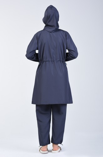 Damen Hijab Badebekleidung 28079 Rauchgrau 28079