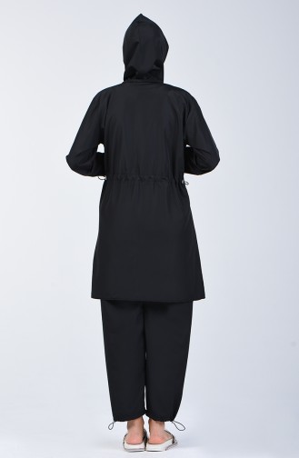 Black Swimsuit Hijab 28094