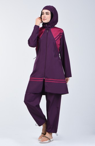 Purple Swimsuit Hijab 28124