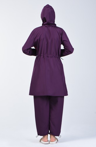 Women s Islamic Swimsuit 28124 Purple 28124