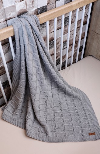 Can Baby Blanket Light Gray 00001-01