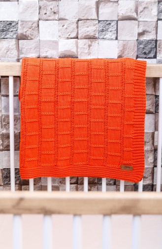 Can Baby Decke 90x90 Can00001-04 Orange 00001-04