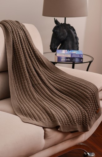 Gözde Tv Blanket 100x160 Gözde00002-01 Khaki 00002-01