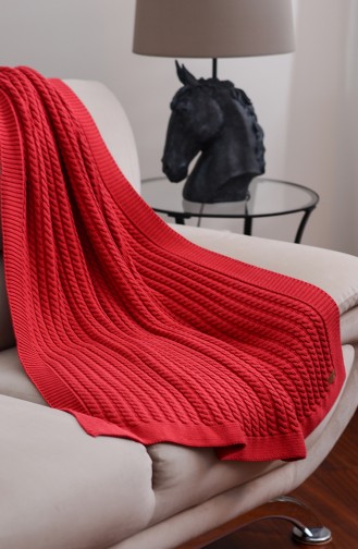 Gözde Tv Blanket 100x170 Gözde00002-02 Red 00002-02