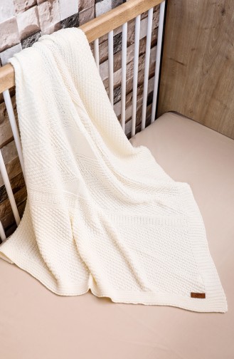 Beach Baby Blanket 90x90 Beach00001-01 Ecru 00001-1