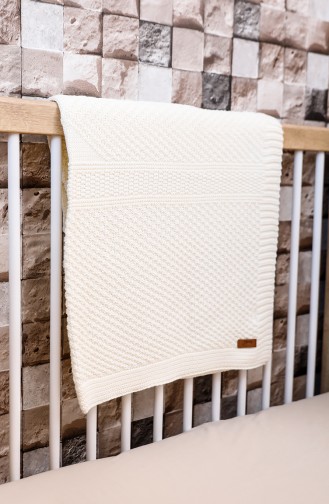 Beach Baby Blanket 90x90 Beach00001-01 Ecru 00001-1