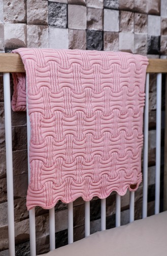 Kuzey Baby Blanket 90x90 Kuzey00001-01 Pink 00001-01