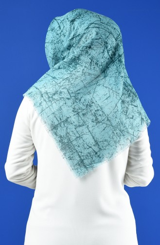 Patterned Flamed Scarf 901600-01 Mint Green 901600-01