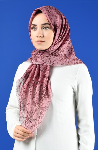 Patterned Flamed Scarf 901600-05 Dark Powder 901600-05