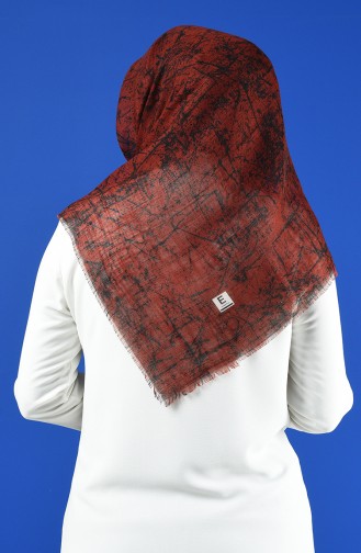 Patterned Flamed Scarf 901600-11 Tobacco 901600-11