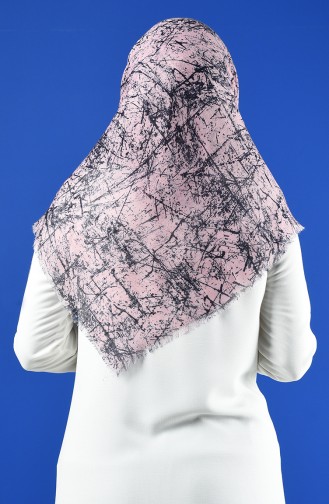 Patterned Flamed Scarf 901600-14 Powder 901600-14