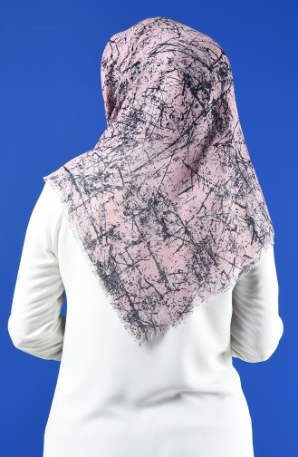 Patterned Flamed Scarf 901600-14 Powder 901600-14